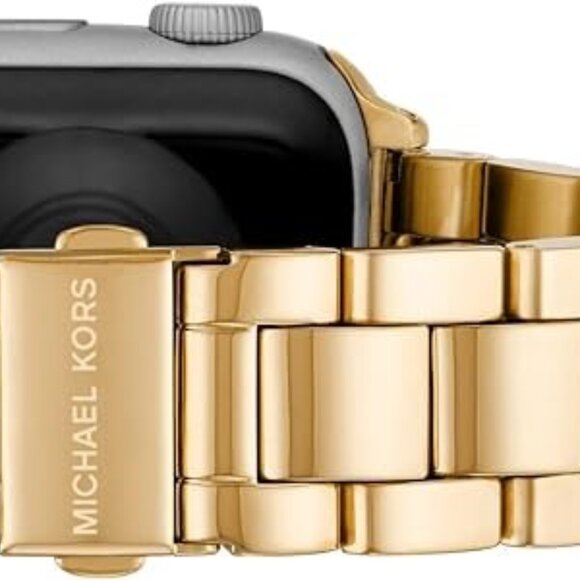 Michael Kors Women's Gold-Tone Stainless Steel Band for Apple Watch, New-in-Box - Picture 4 of 5